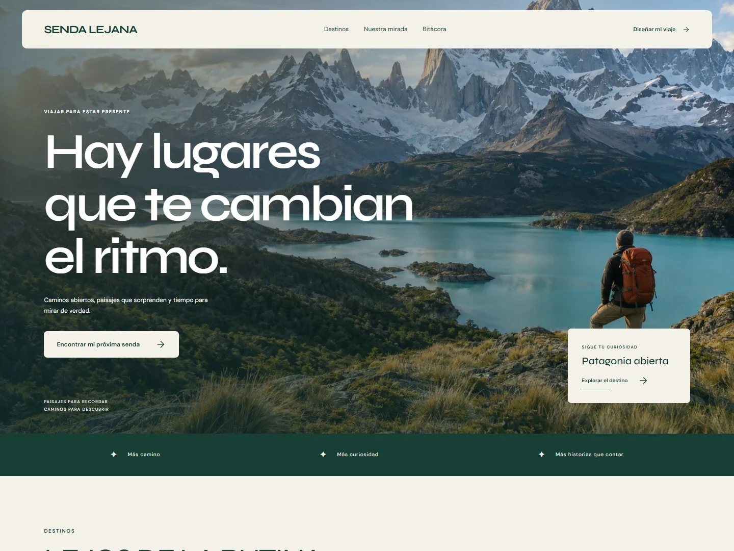 Diseño del proyecto Senda Lejana